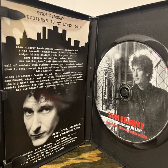 Stan Ridgway: Showbusiness is My Life (DVD, 2004) W/ Insert Tested Working OOP! - Picture 3 of 3